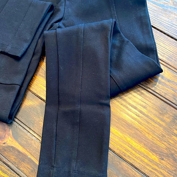 ZARA High Waisted Black Ankle Pants Leggings Small - Picture 3 of 4